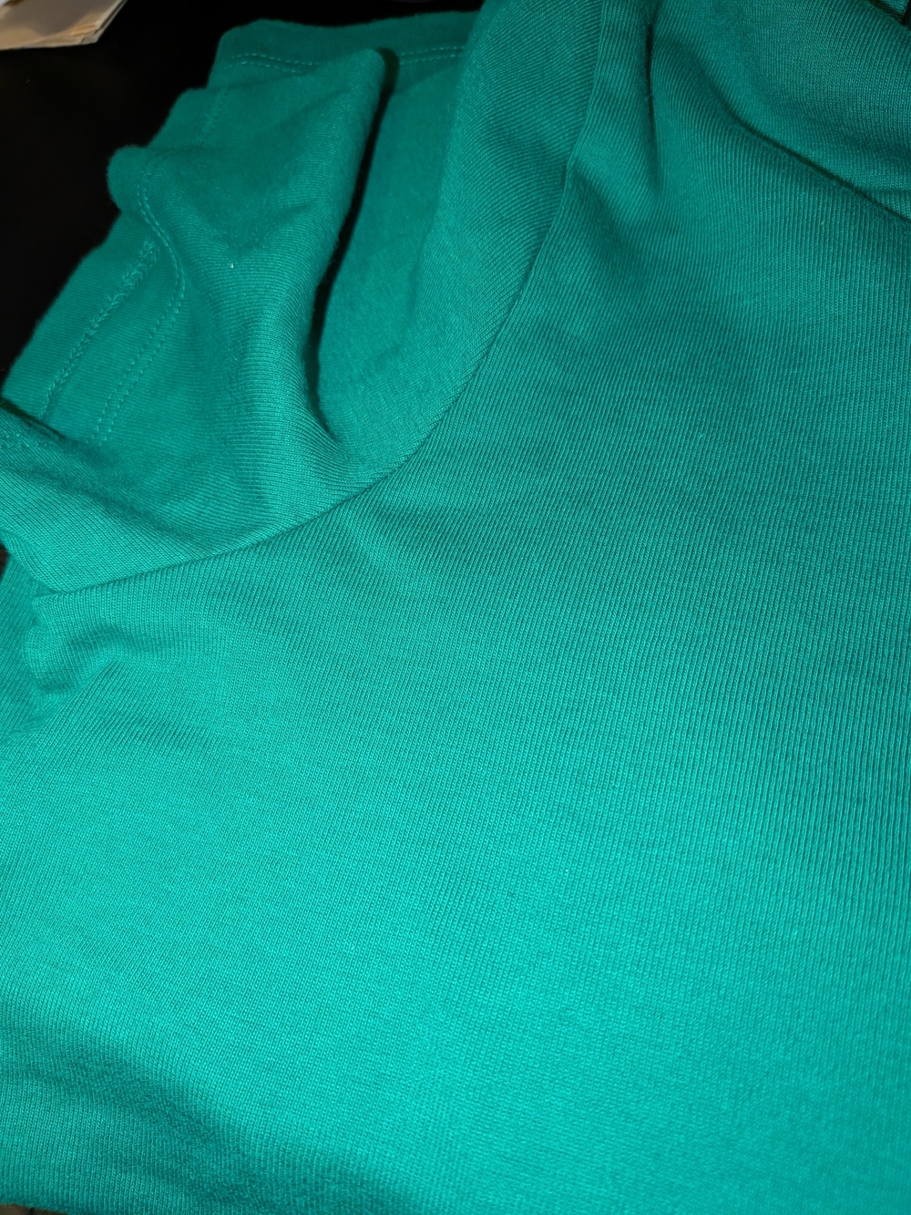 Talbots Green Short Sleeve Crewneck Tee - Picture 4 of 6